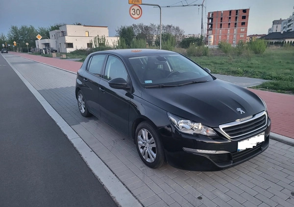 Peugeot 308 cena 33000 przebieg: 153200, rok produkcji 2014 z Września małe 7